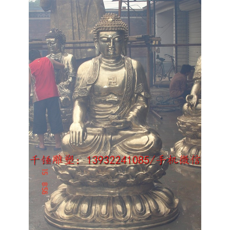 厂家直销释迦牟尼佛像雕塑大型景观庙会摆件